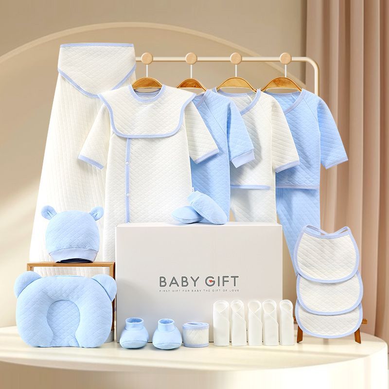 婴儿衣服套盒新生婴儿衣服礼盒初生刚出生宝宝纯棉套装送满月礼物
