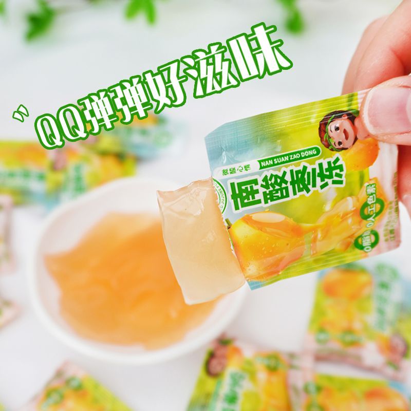 【新品上市】齐云山520g袋装酸枣冻 酸甜下午茶果冻零食休闲一刻 图片 5