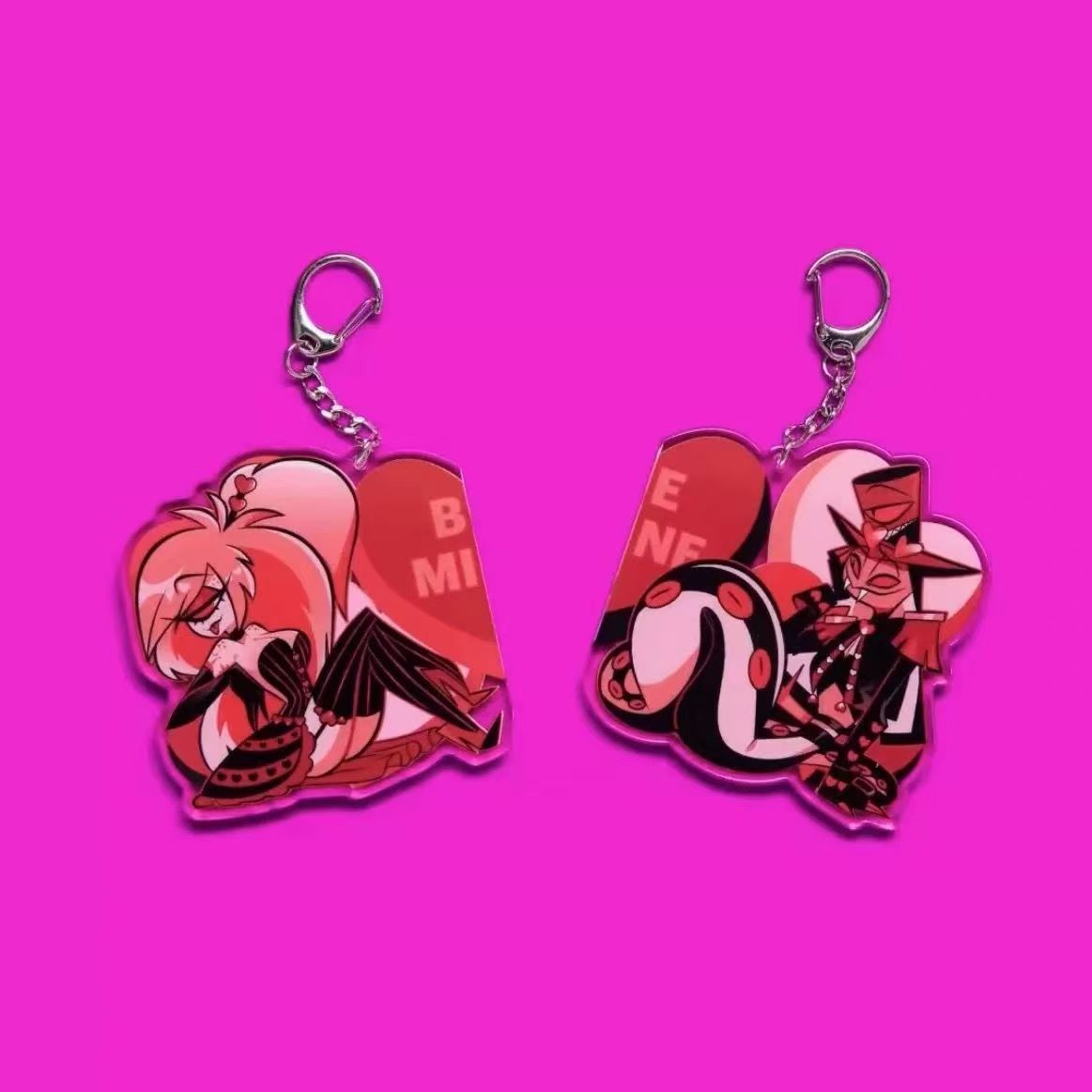 Spilla Per Zaino Spilla Metallica - Distintivo Anime Per Zaini E Abbigliamento Helluva Boss