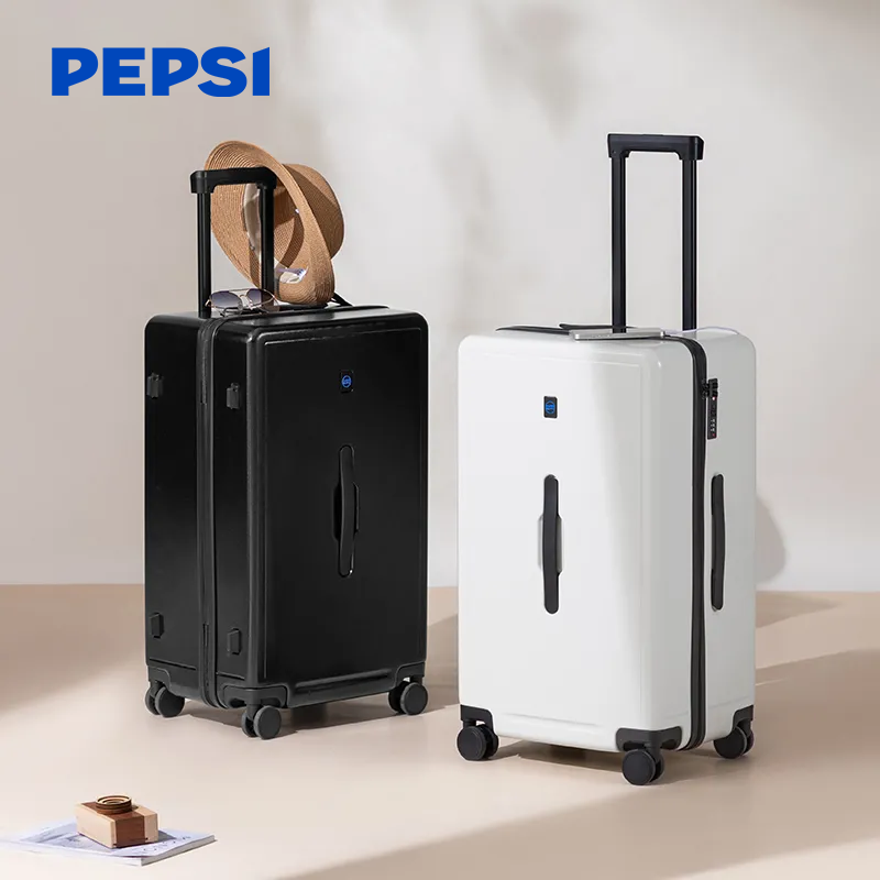 百事PEPSI商务大容量行李箱双层防爆拉链箱耐用拉杆箱密码箱学生