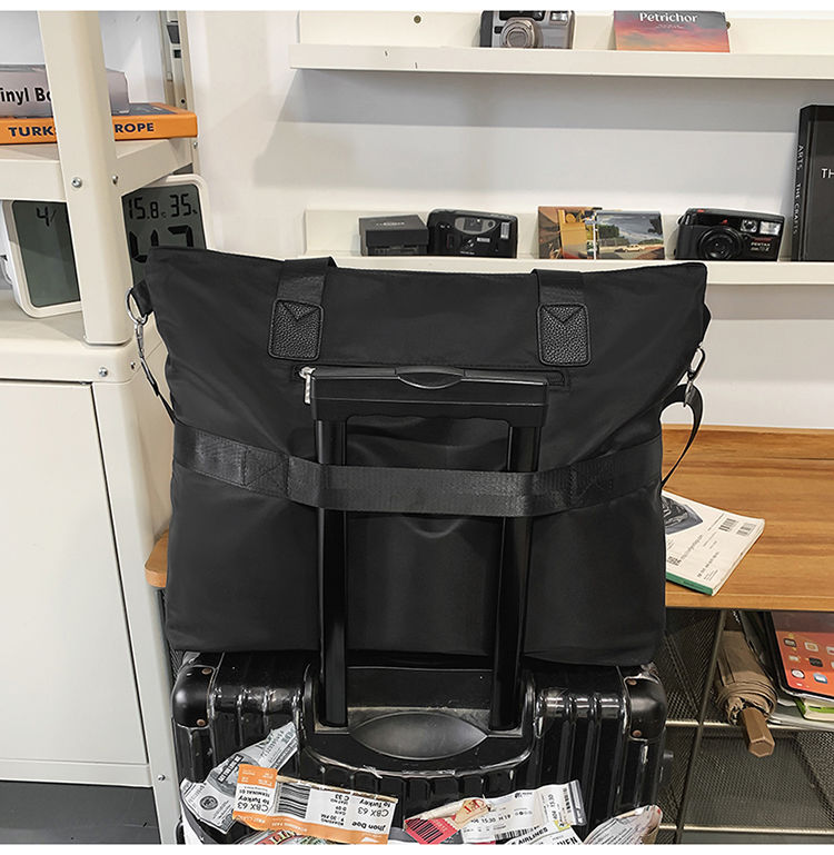 Men's Crossbody Single Shoulder Handbag Travel Sports Gym Ins Style Casual Luggage Bag Large Capacity New Trendy_voghion.com