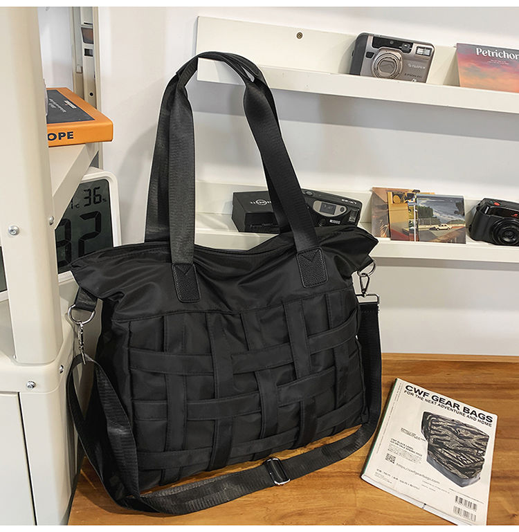 Men's Crossbody Single Shoulder Handbag Travel Sports Gym Ins Style Casual Luggage Bag Large Capacity New Trendy_voghion.com