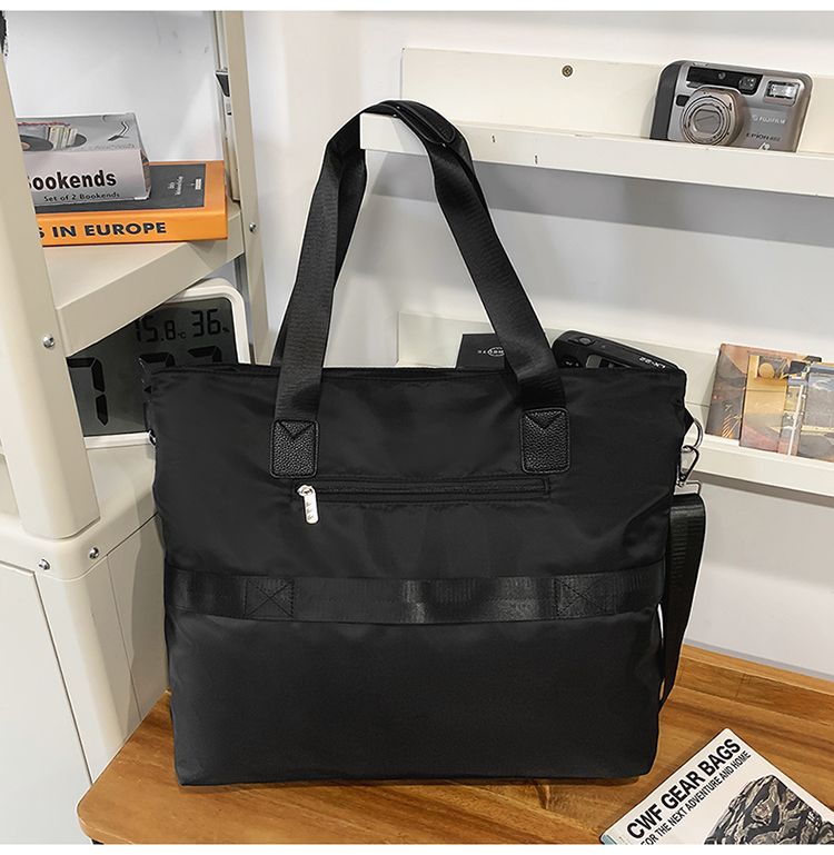 Men's Crossbody Single Shoulder Handbag Travel Sports Gym Ins Style Casual Luggage Bag Large Capacity New Trendy_voghion.com