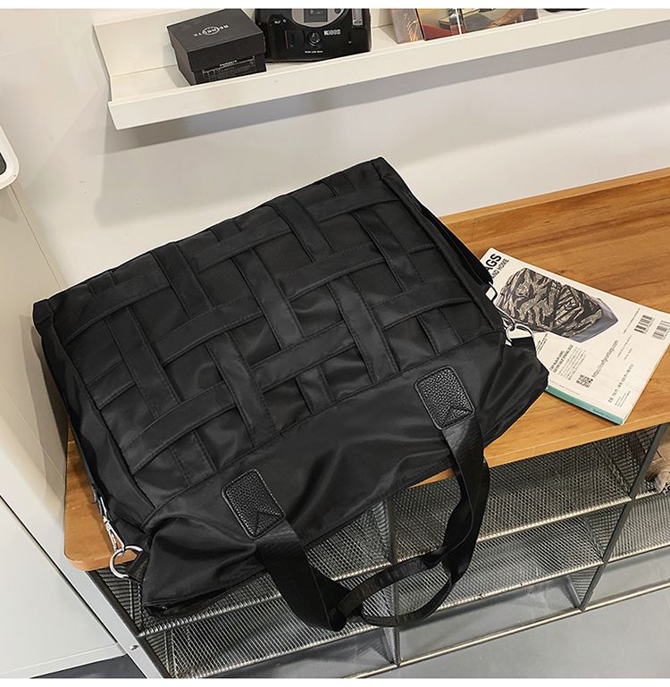 Men's Crossbody Single Shoulder Handbag Travel Sports Gym Ins Style Casual Luggage Bag Large Capacity New Trendy_voghion.com