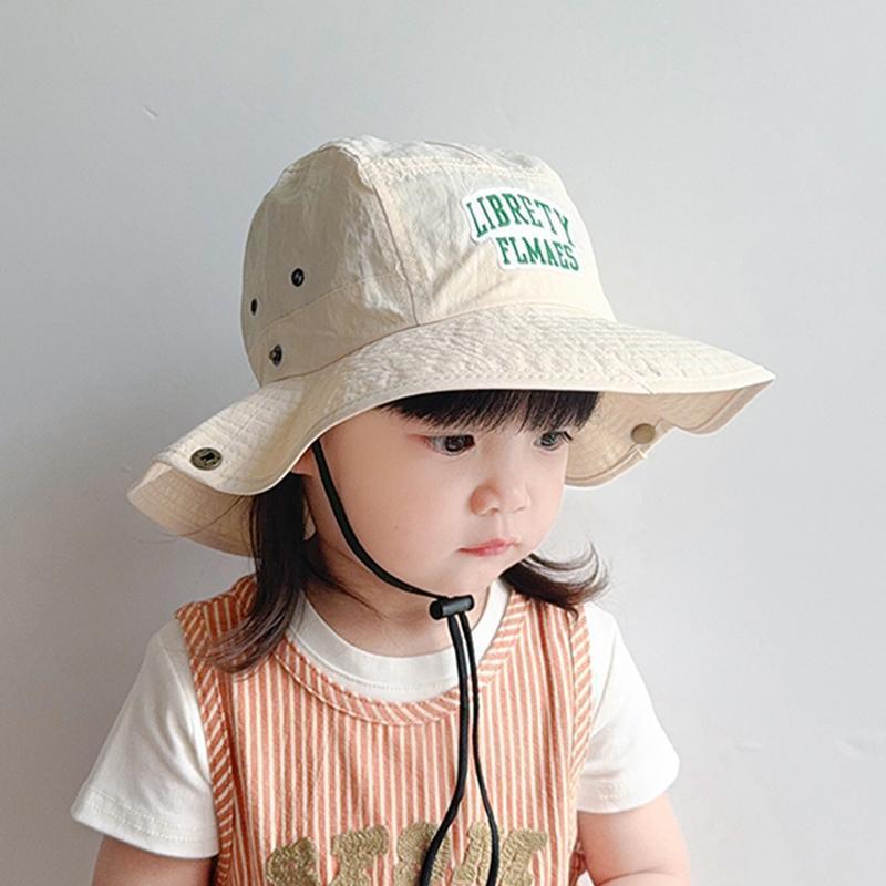 韩国宝宝速干渔夫帽春夏季女童婴儿遮阳帽防晒沙滩儿童帽子棒球帽