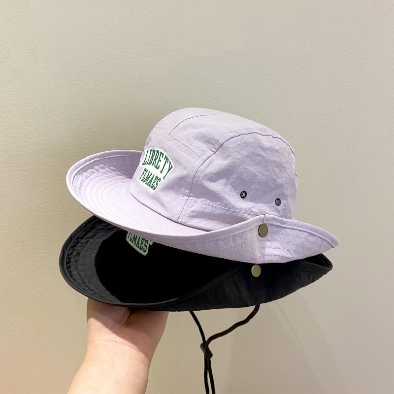 韩国宝宝速干渔夫帽春夏季女童婴儿遮阳帽防晒沙滩儿童帽子棒球帽