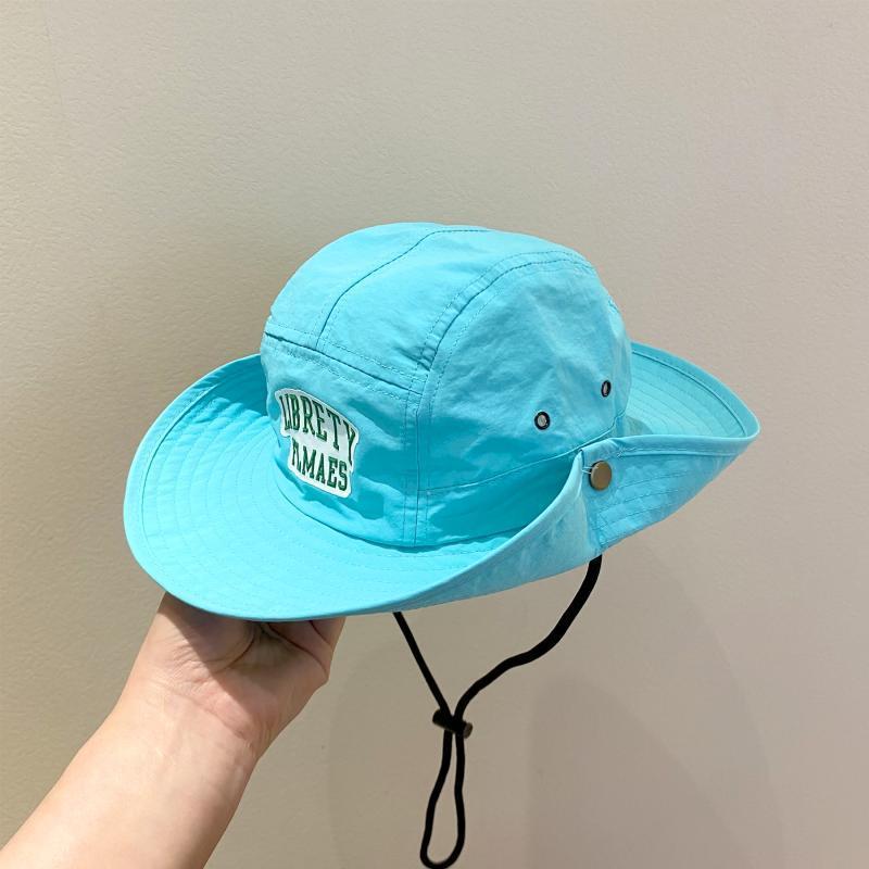 韩国宝宝速干渔夫帽春夏季女童婴儿遮阳帽防晒沙滩儿童帽子棒球帽