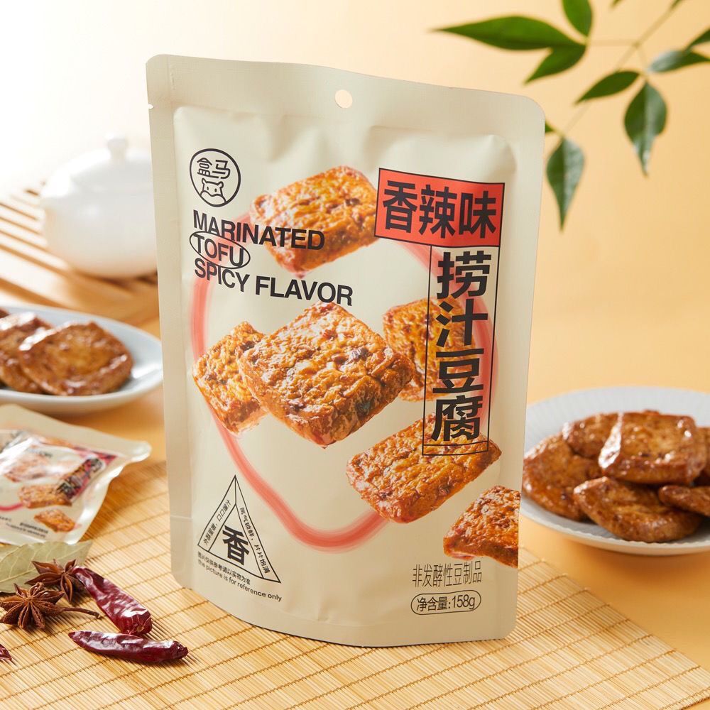 盒马捞汁豆腐(香辣味)158G零食小吃食品豆腐干豆干即食