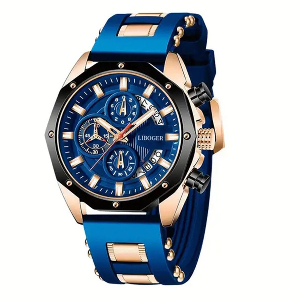 Men's Quartz Watch European Style Automatic With Calendar_voghion.com