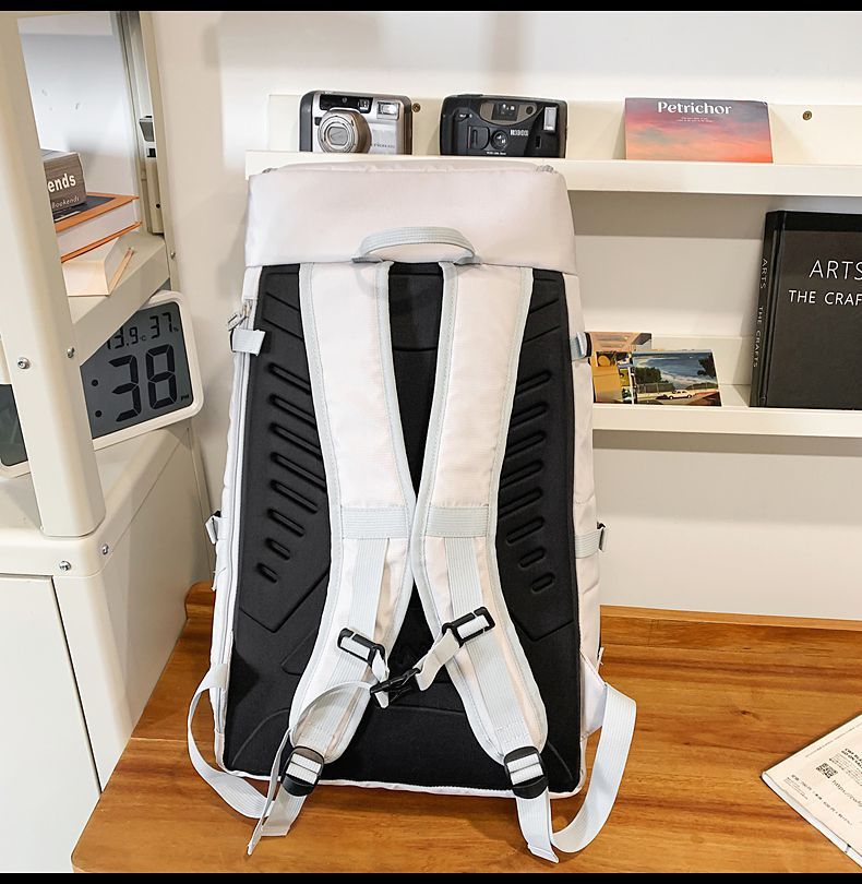 Ski Backpack Double Shoulder Snowboard Dry Wet Separation Mountaineering Sports Fitness Large Capacity Snowshoe Trendy_voghion.com