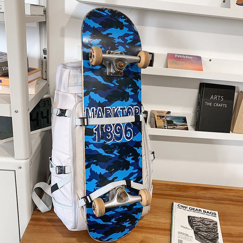 Ski Backpack Double Shoulder Snowboard Dry Wet Separation Mountaineering Sports Fitness Large Capacity Snowshoe Trendy_voghion.com