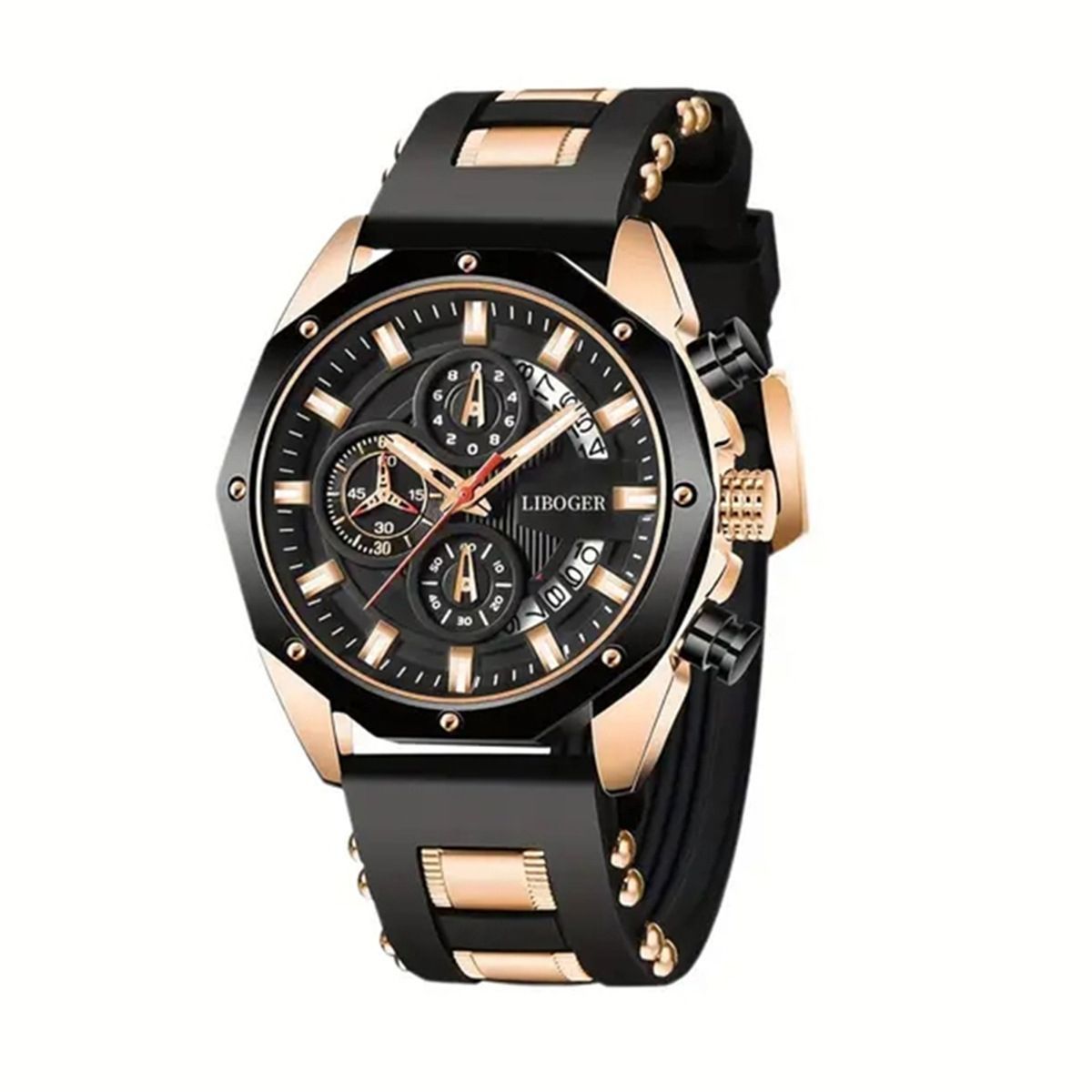 Men's Quartz Watch European Style Automatic With Calendar_voghion.com
