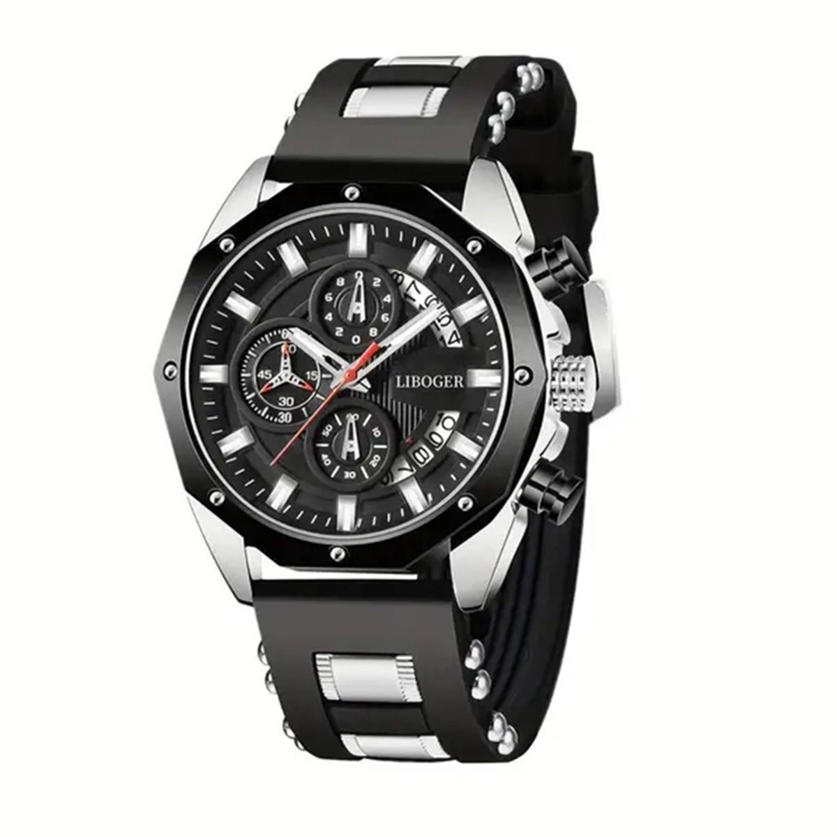 Men's Quartz Watch European Style Automatic With Calendar_voghion.com