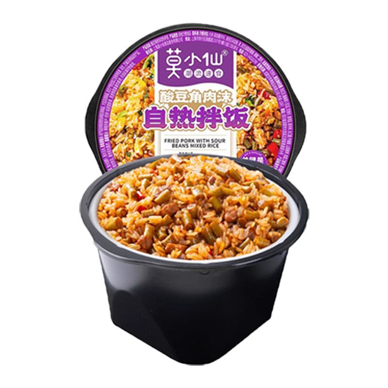 莫小仙酸豆角肉沫自热拌饭215g