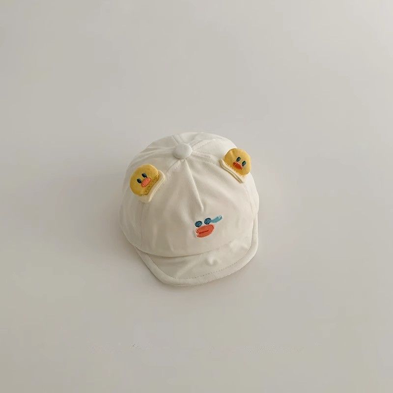 宝宝帽子春秋季新款婴幼儿可爱超萌软檐鸭舌帽小月龄时尚棒球帽潮