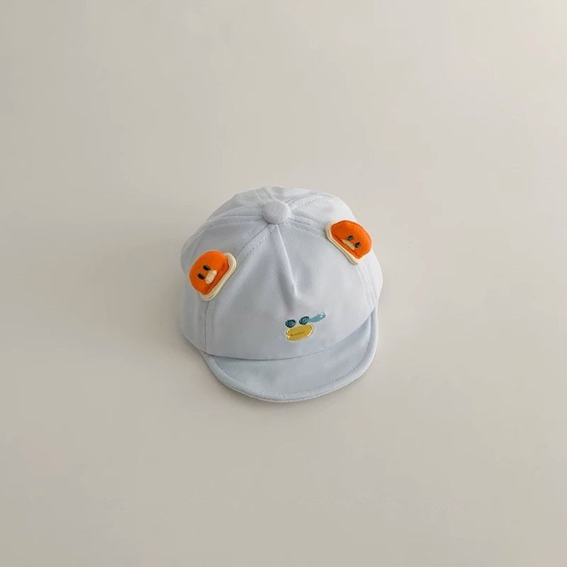 宝宝帽子春秋季新款婴幼儿可爱超萌软檐鸭舌帽小月龄时尚棒球帽潮