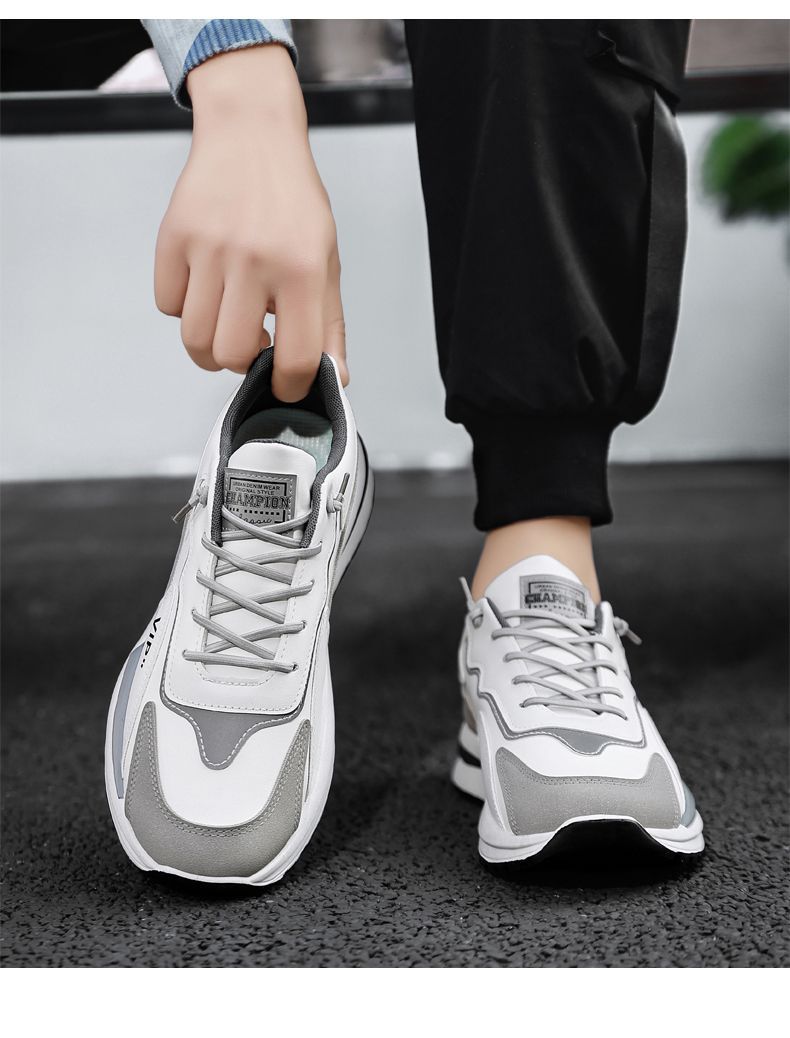 2026 Spring Men's Versatile Trendy New Casual Shoes For Teenagers Popular Non-Slip Breathable Dad Sneakers_vogvips.com