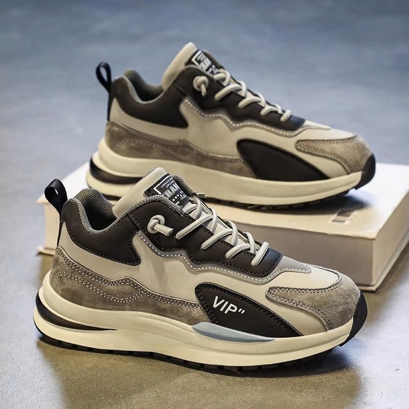 2026 Spring Men's Versatile Trendy New Casual Shoes For Teenagers Popular Non-Slip Breathable Dad Sneakers_vogvips.com