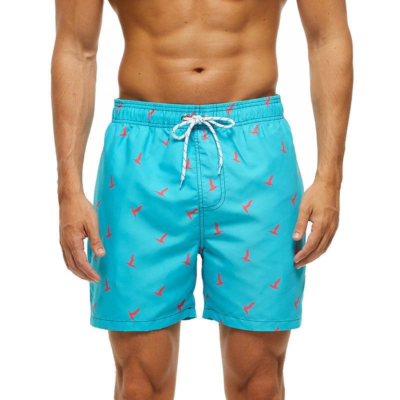 Cross-border Digital Print 3D Printed Beach Shorts_voghion.com