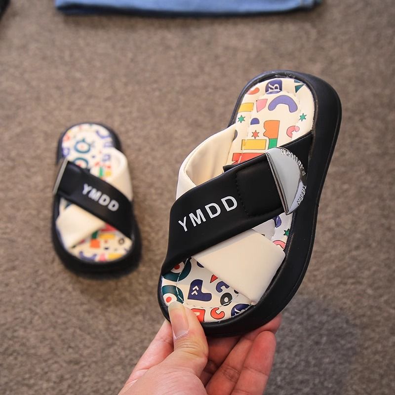 Children's Slippers Cartoon Pattern Summer Sandals For Kids_voghion.com