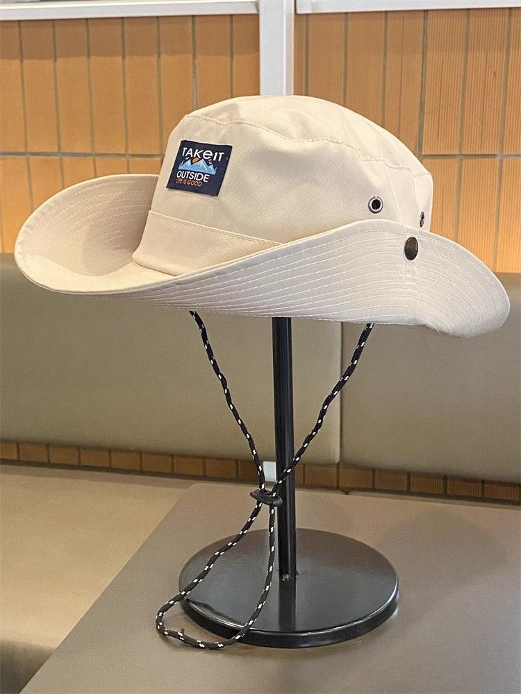 Cappello da pescatore a tesa larga asciugatura rapida trekking_voghion.com