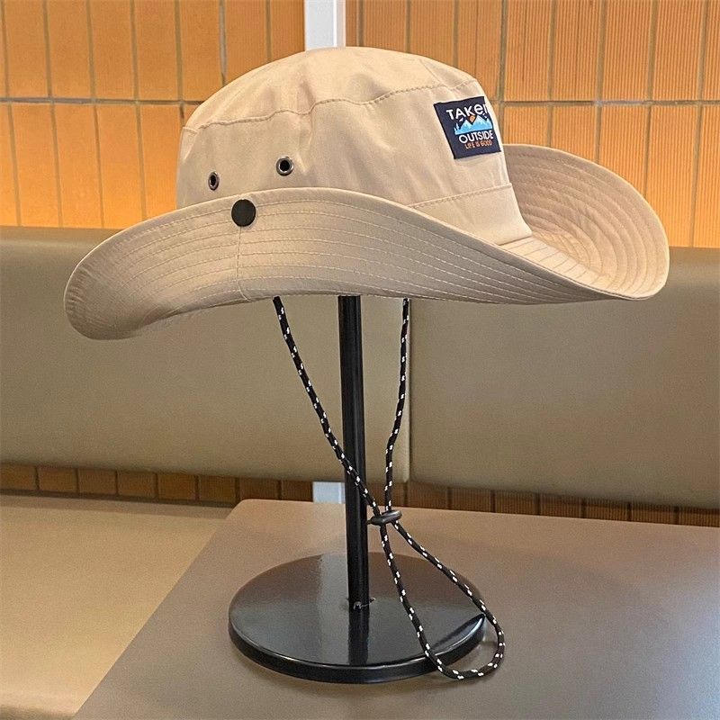 Cappello da pescatore a tesa larga asciugatura rapida trekking_voghion.com
