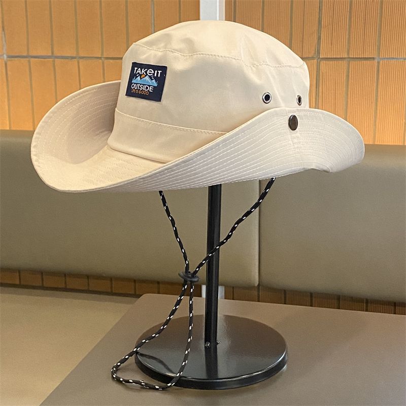 Cappello da pescatore a tesa larga asciugatura rapida trekking_voghion.com