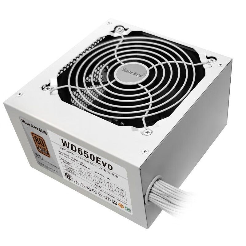 航嘉WD650EVO小金牌650W非模组750W台式DIY主机电脑电竞游戏电源 图片 6