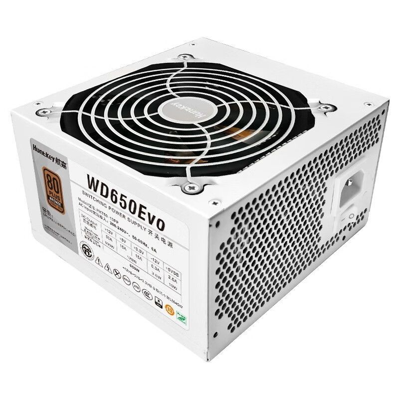 航嘉WD650EVO小金牌650W非模组750W台式DIY主机电脑电竞游戏电源 图片 4
