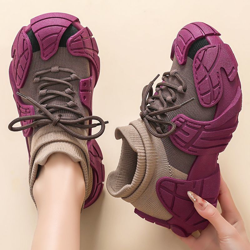 Octopus Internet Celebrity Sneakers 2025 Spring Mesh Dad Thick Height Increasing Soft Sole Dopamine Casual Women's Shoes_vogvips.com