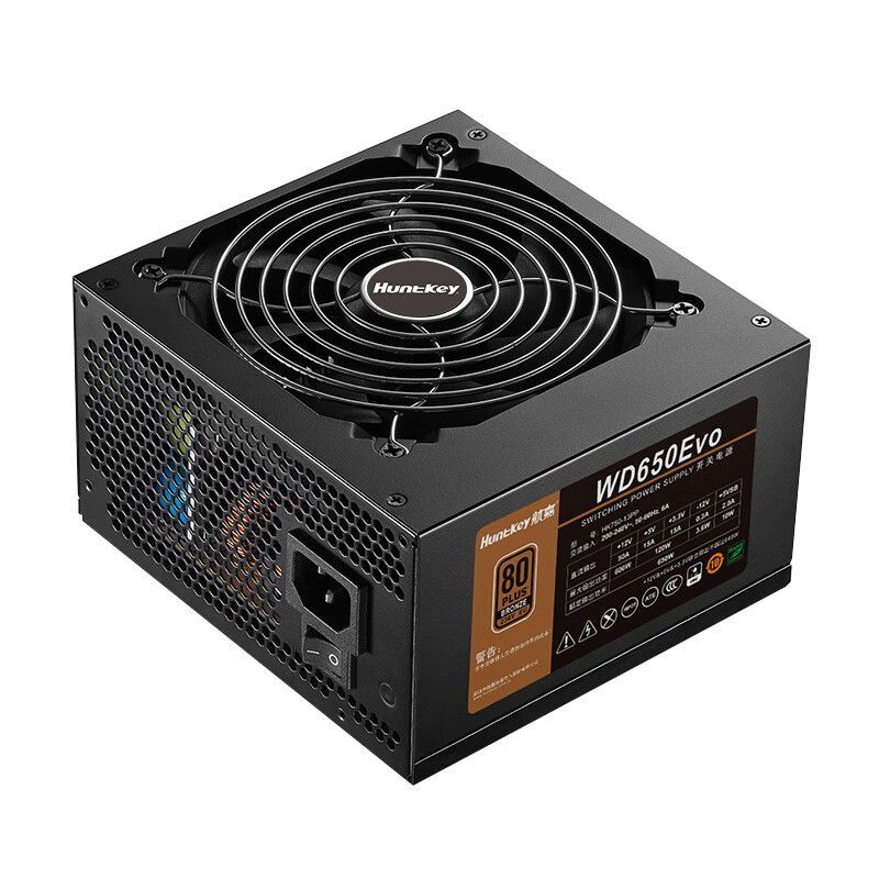 航嘉WD650EVO小金牌650W非模组750W台式DIY主机电脑电竞游戏电源 图片 7