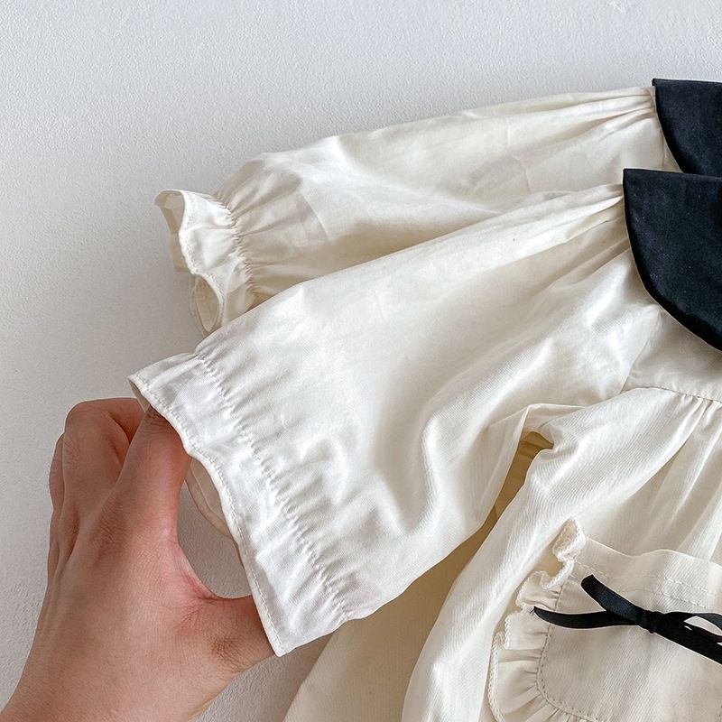 Baby Mädchen Langarmkleid Süßes Prinzessin Herbst Freizeitkleid_voghion.com