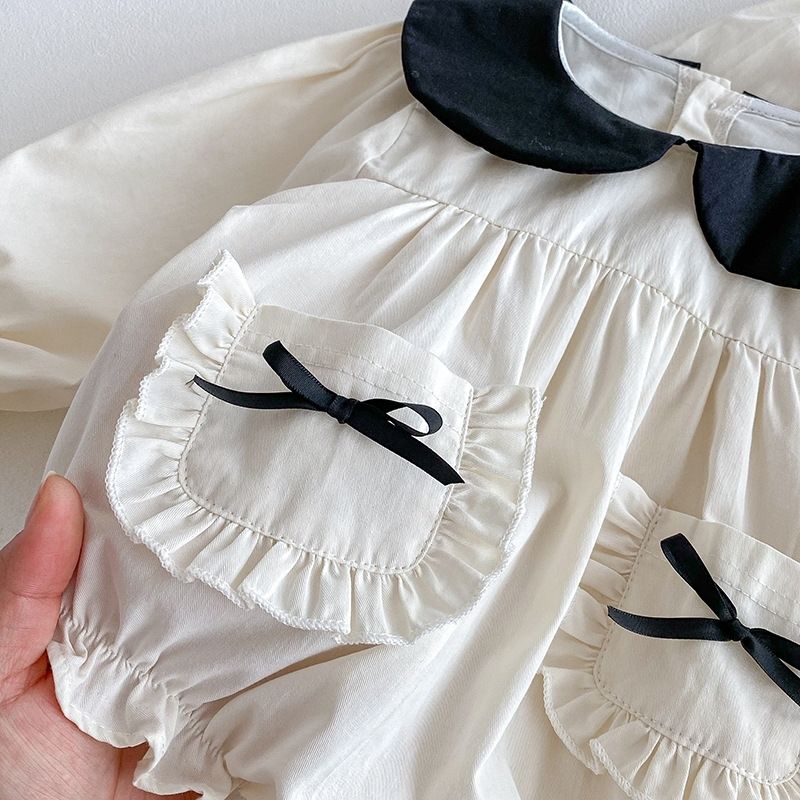 Baby Mädchen Langarmkleid Süßes Prinzessin Herbst Freizeitkleid_voghion.com