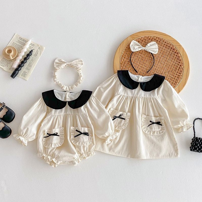 Baby Mädchen Langarmkleid Süßes Prinzessin Herbst Freizeitkleid_voghion.com