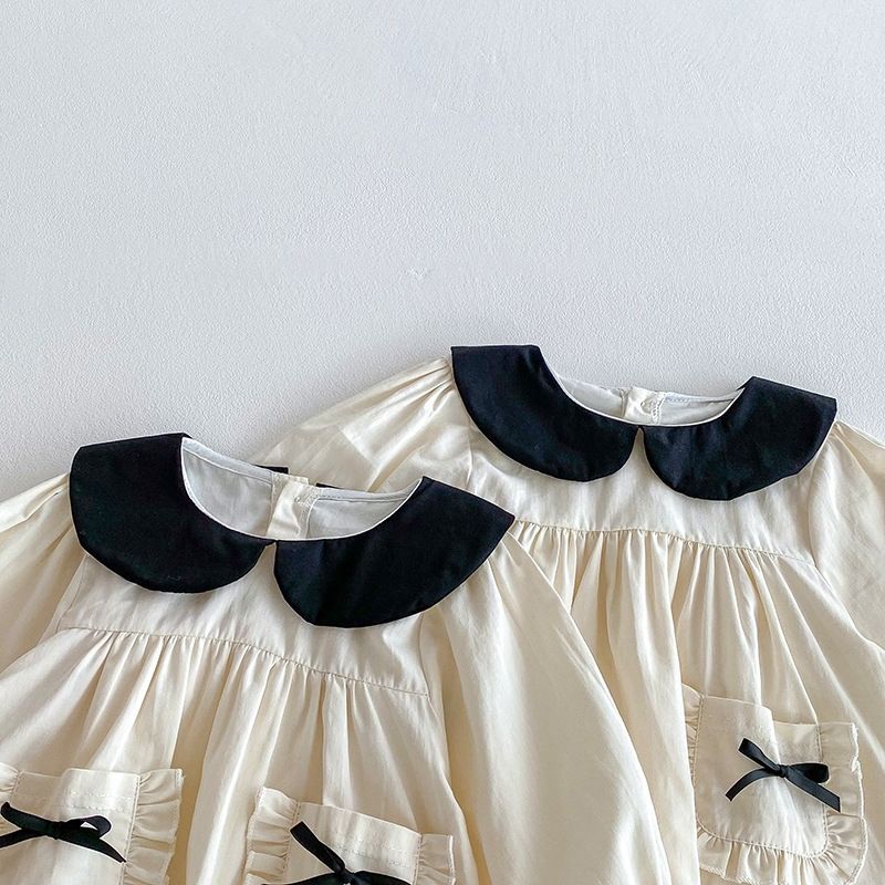 Baby Mädchen Langarmkleid Süßes Prinzessin Herbst Freizeitkleid_voghion.com