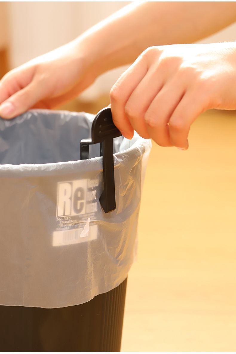 Trash Can Edge Holder Anti-Slip Frame Garbage Bag Fixed Clip_voghion.com