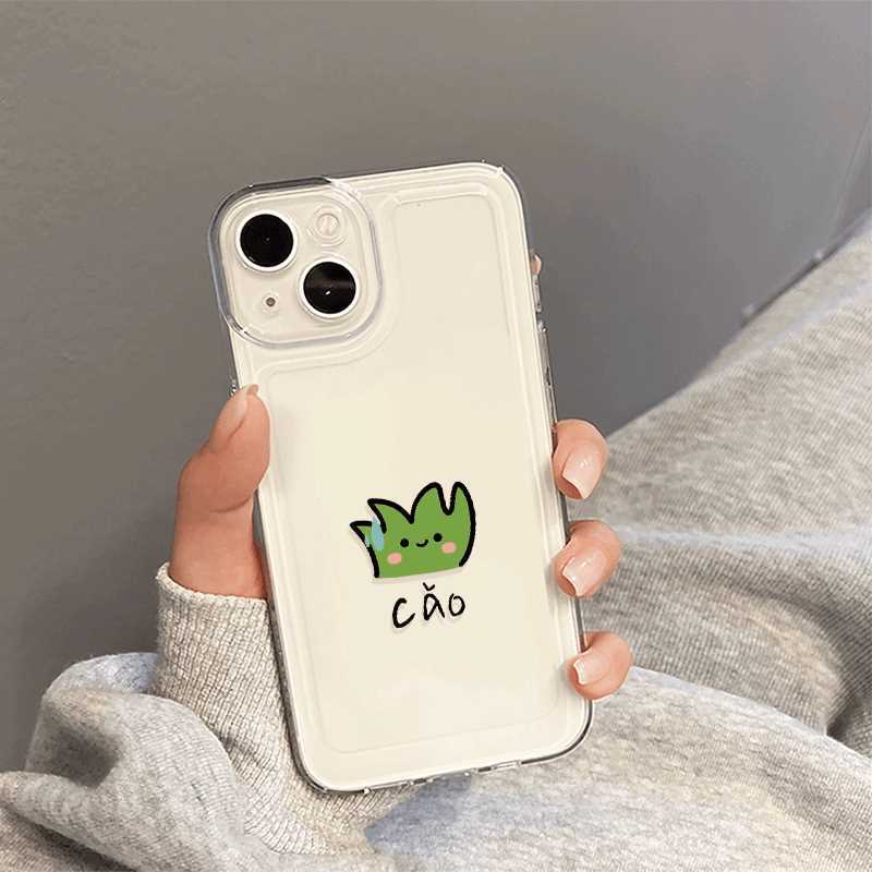 Sun And Grass Compatible IPhone IPhone8 Plus Phone Case 15/16/13 Mini Transparent 13 Pro Painted Trendy_voghion.com