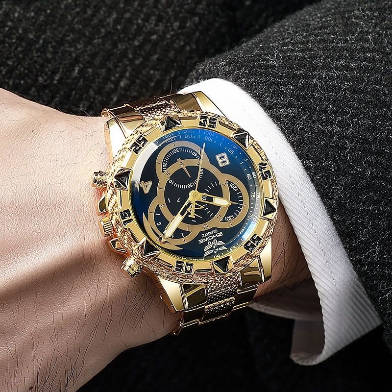Green Submariner Men's Quartz Watch, High-end Stylish Wristwatch_voghion.com