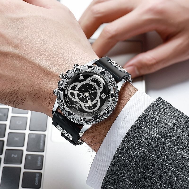 Green Submariner Men's Quartz Watch, High-end Stylish Wristwatch_voghion.com