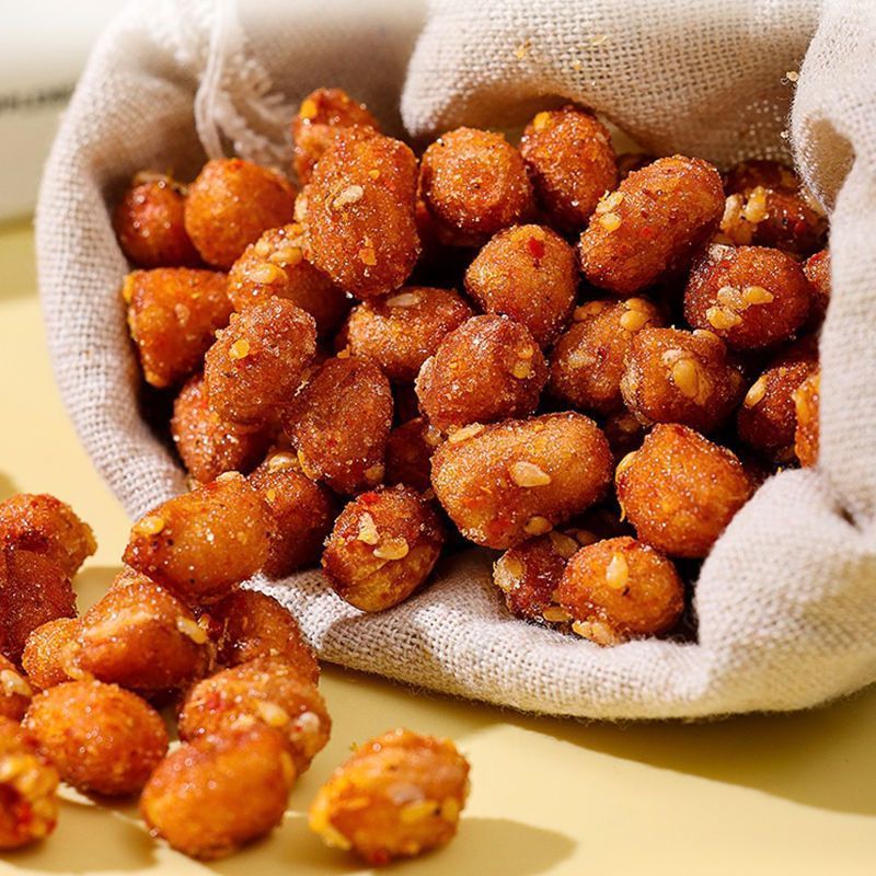 紫燕百味鸡香酥花生椒盐味55包独立小包装坚果炒货休闲追剧小零食