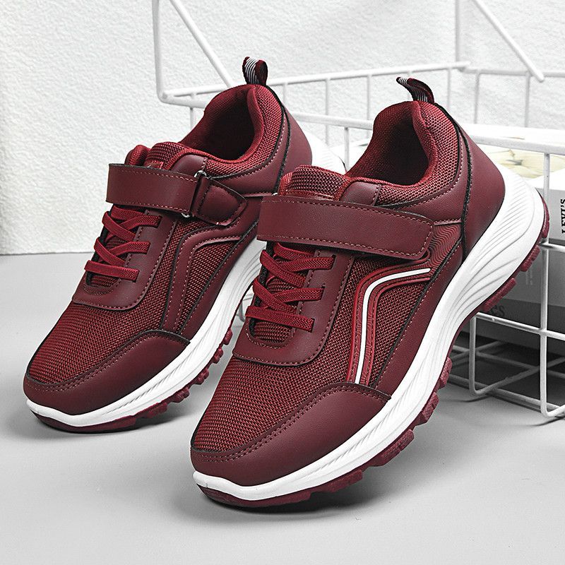 正品红蜻蜓金典老人鞋男女春季防滑软底鞋中老年健步运动休闲鞋子