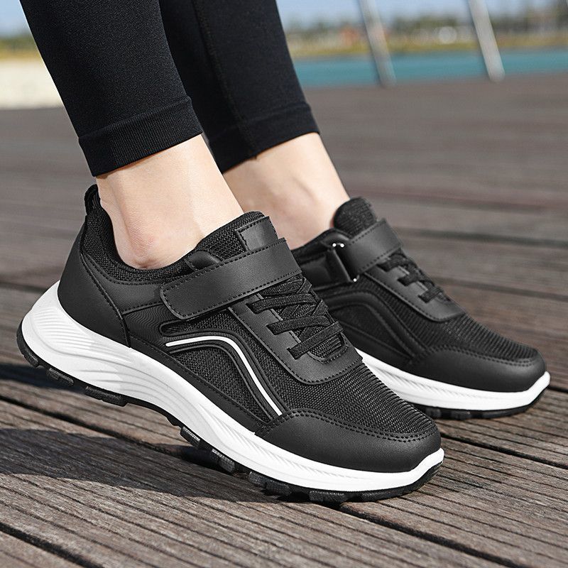 正品红蜻蜓金典老人鞋男女春季防滑软底鞋中老年健步运动休闲鞋子