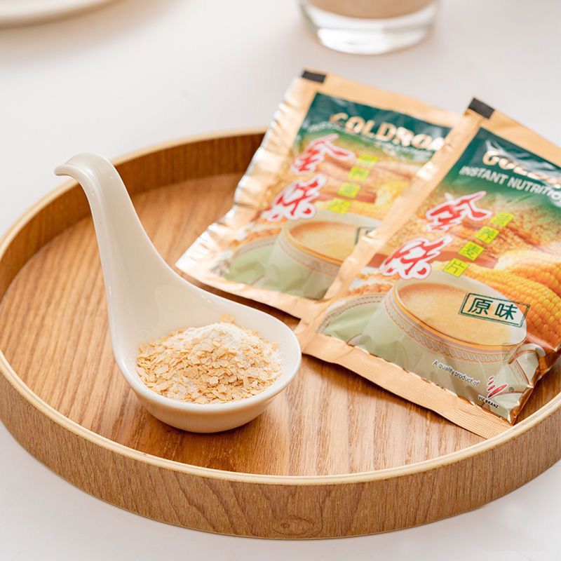 金味原味532g麦片甜味独立包装小包即食冲饮早餐420克代餐拆包 图片 4