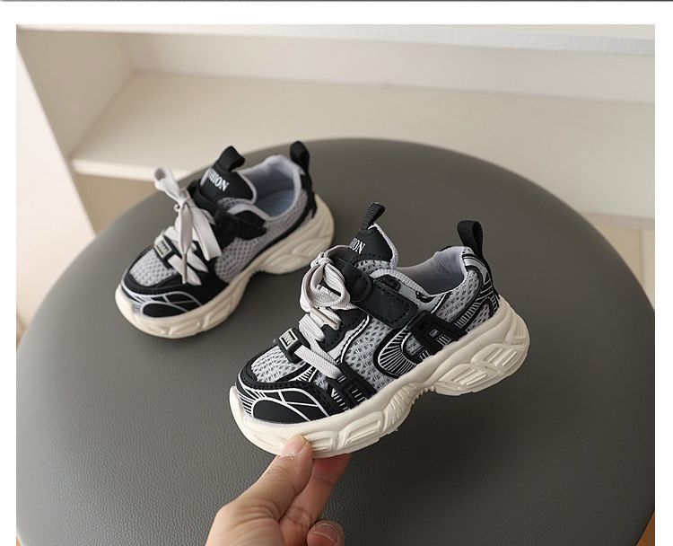 Chaussures de sport décontractées pour garçons et filles, en maille respirante, pour papa et enfants, printemps 2025_voghion.com