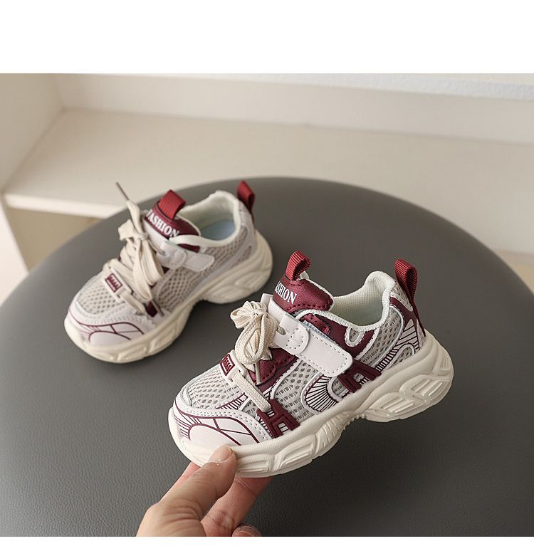 Chaussures de sport décontractées pour garçons et filles, en maille respirante, pour papa et enfants, printemps 2025_voghion.com