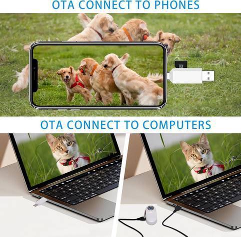 Upgraded Adjustable Angle Vlog Pet Perspective Thumb Camera_voghion.com