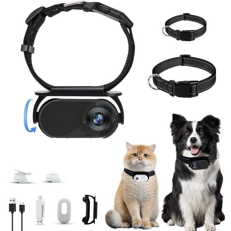 Upgraded Adjustable Angle Vlog Pet Perspective Thumb Camera_voghion.com