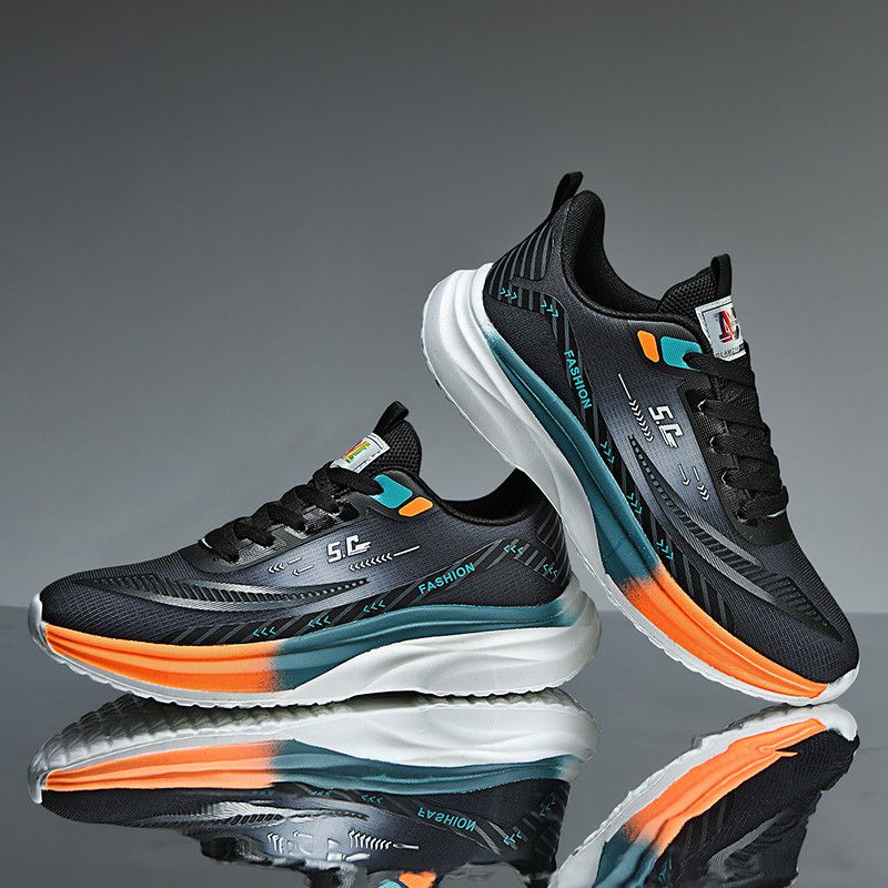 【冰丝网】正品红蜻蜓金典透气跑步超轻运动休闲男鞋潮流轻便防滑