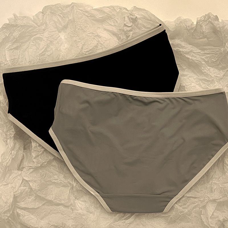 内裤女冰丝中腰抗菌无痕高中学生少女抑菌全棉档透气运动平角裤头