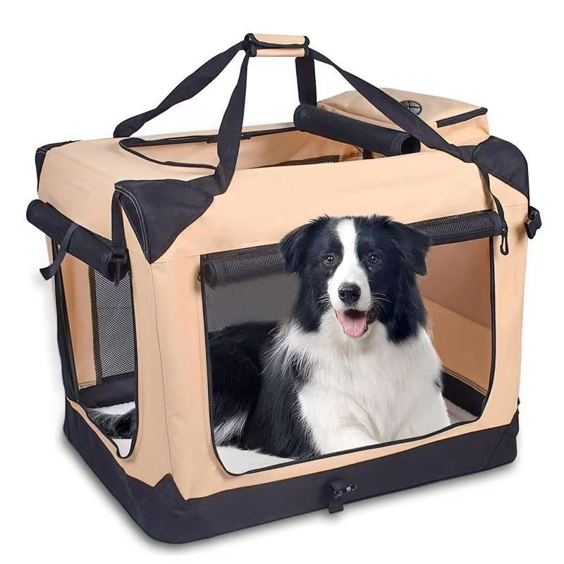 旅行外出包大型犬窝便携折叠车载宠物笼大容量宠物包可折叠手提